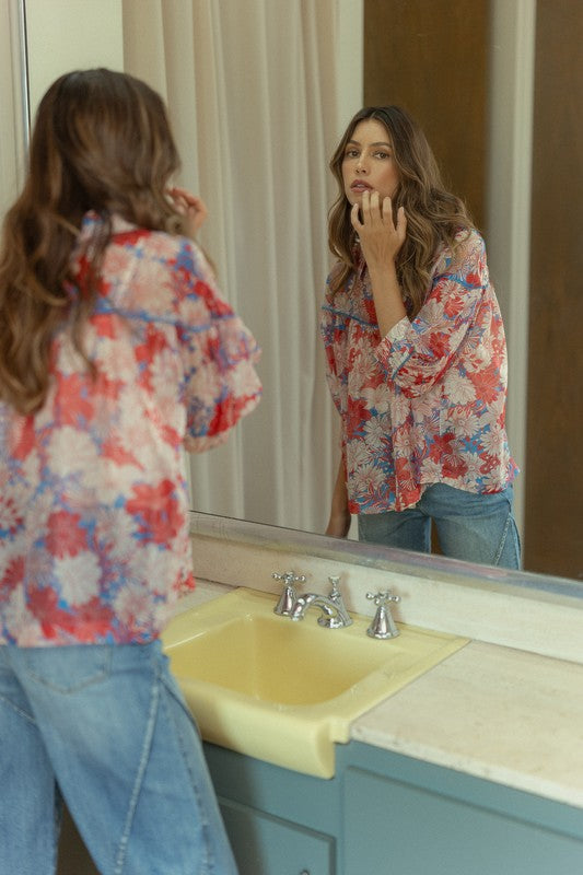 Chilli Floral Blouse