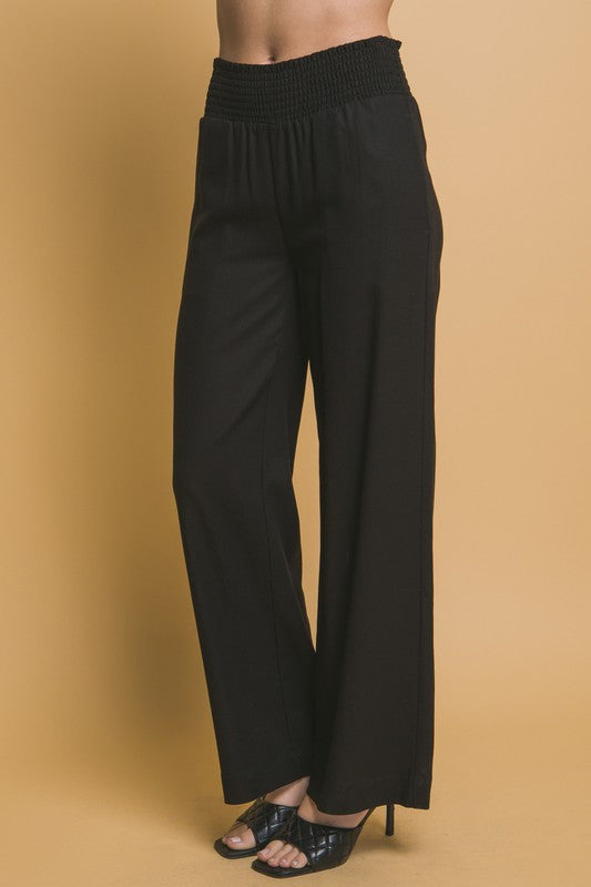 Shirred Waist Pants