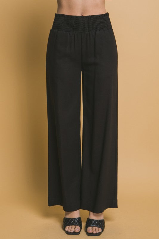 Shirred Waist Pants