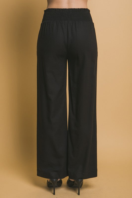 Shirred Waist Pants