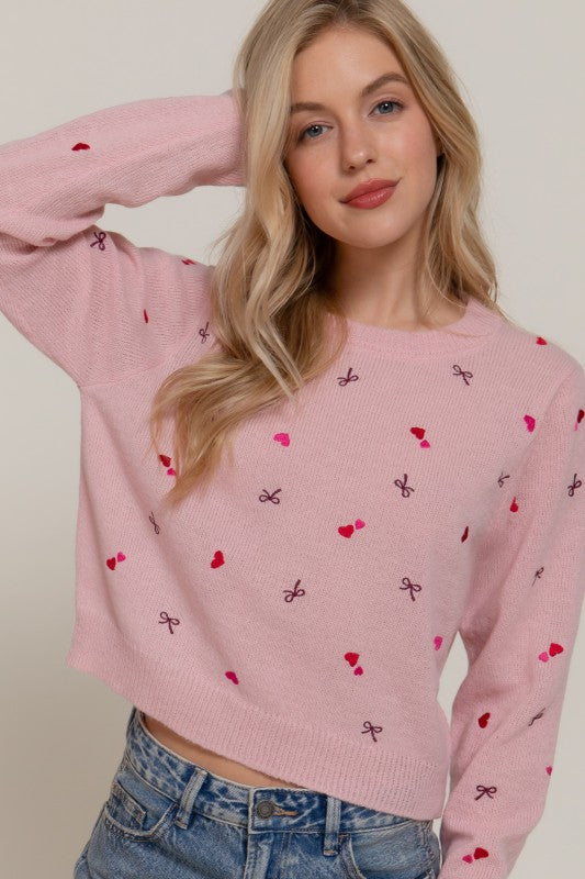 Heart & Bows Sweater