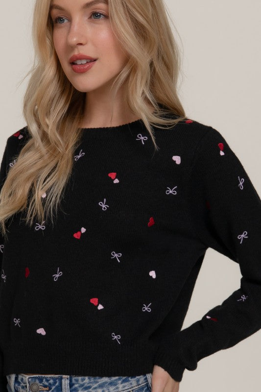 Heart & Bows Sweater