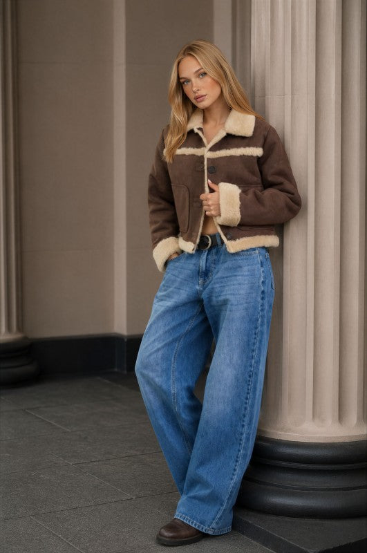 Brown Suede Jacket