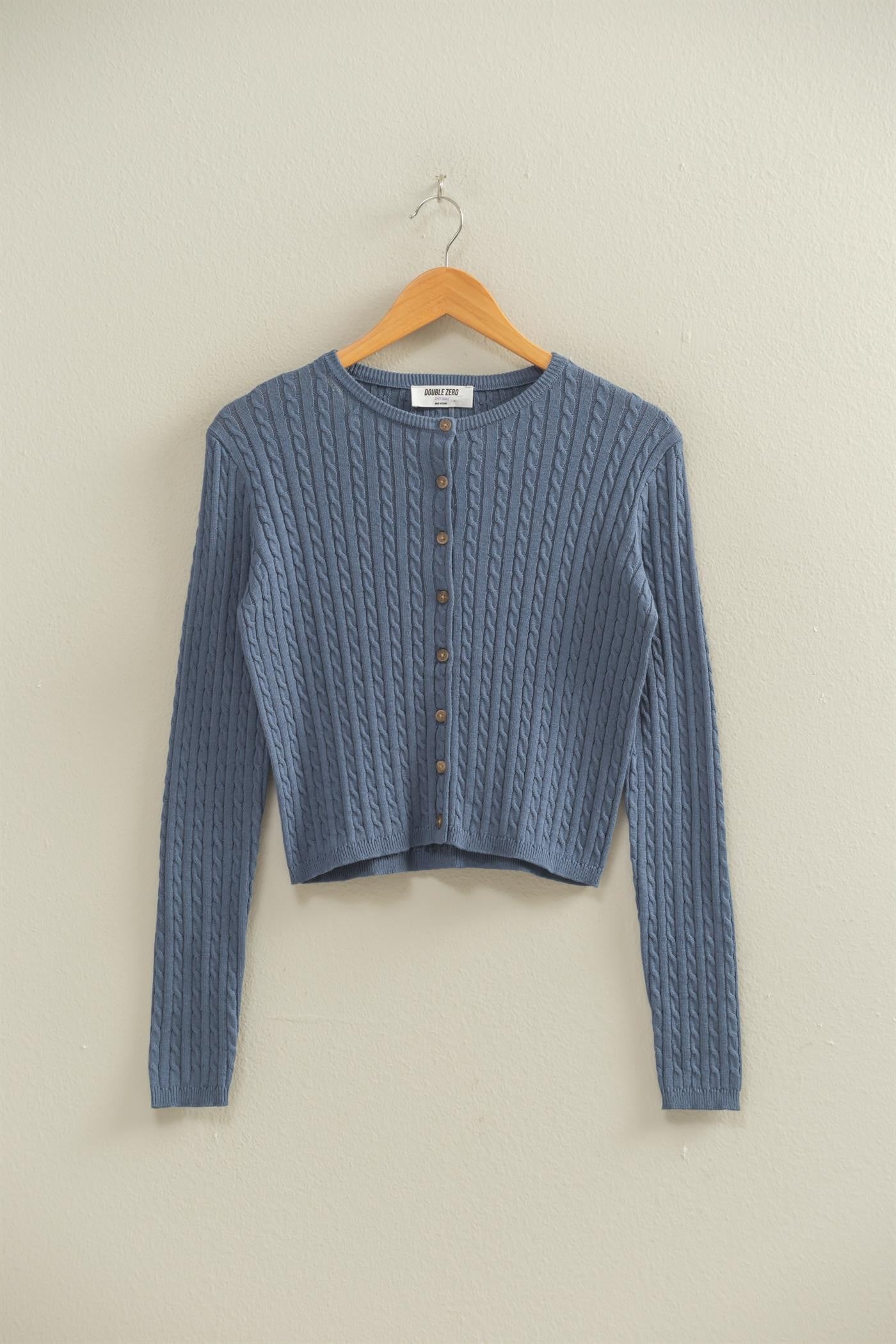 Mini Cable Knit Cardi