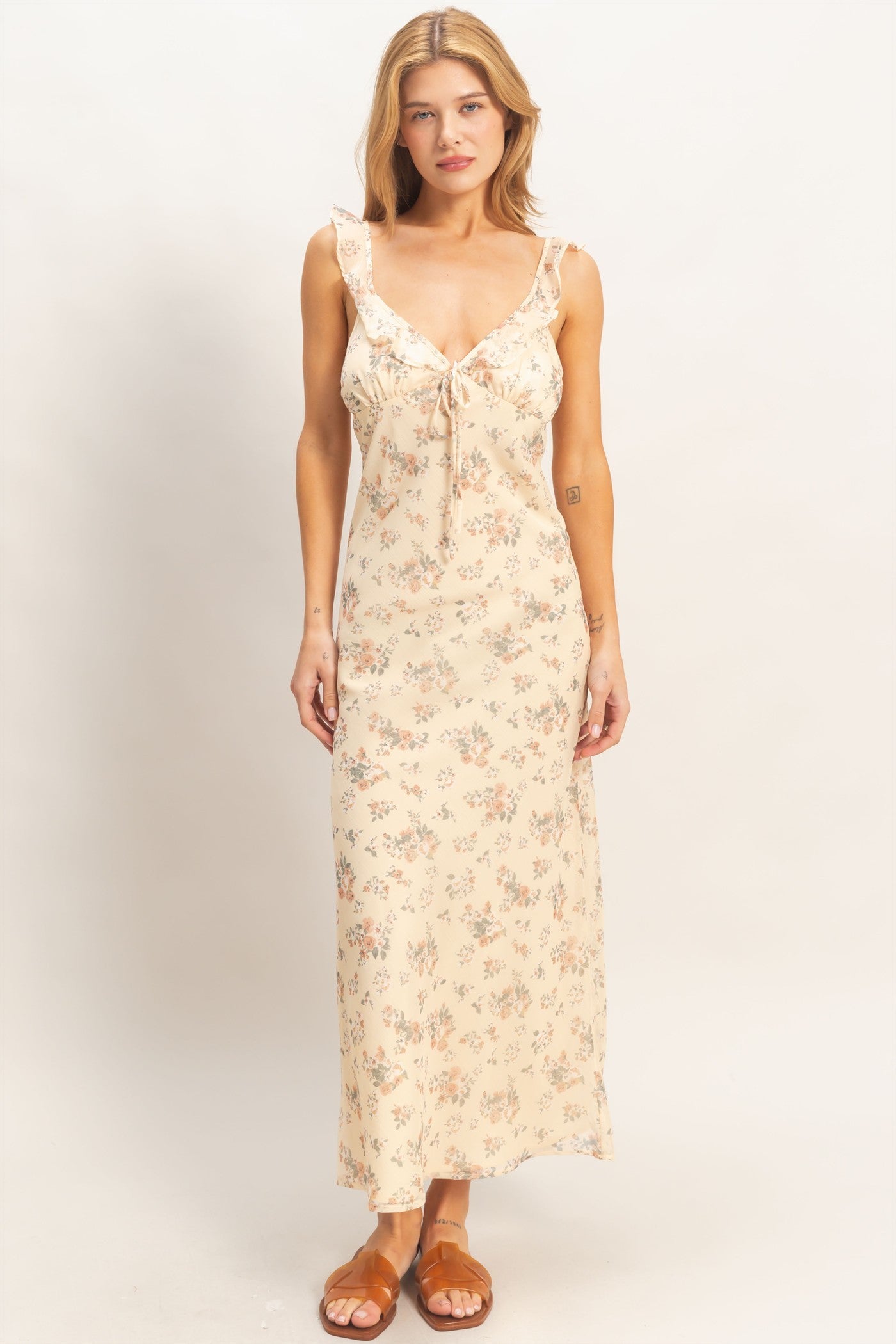 Yellow Floral Maxi