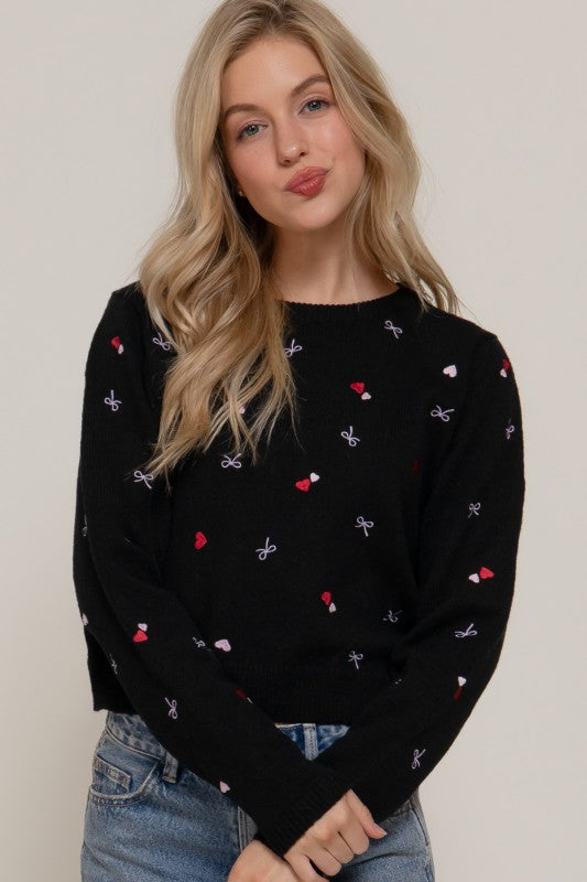 Heart & Bows Sweater