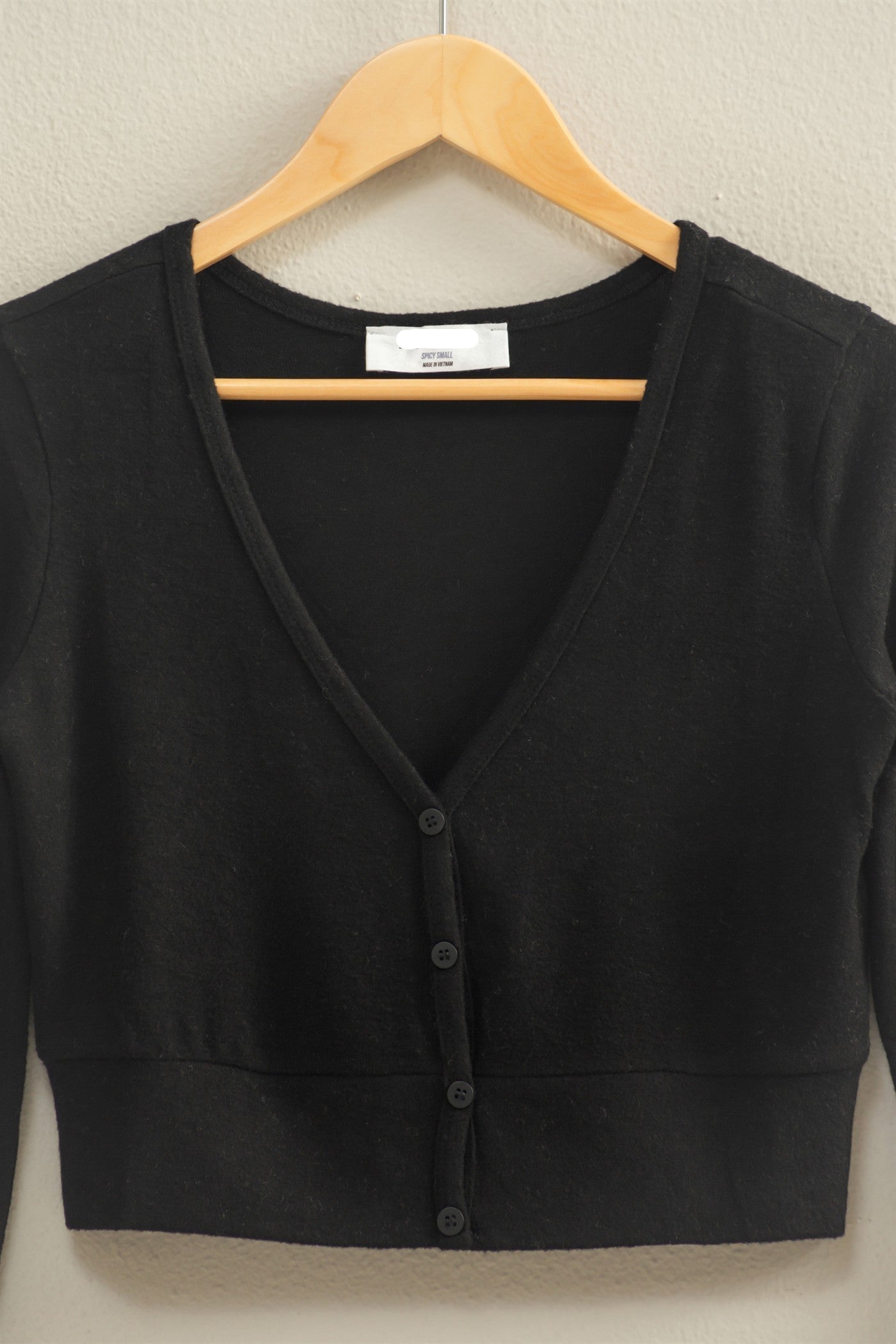 Cropped V Cardi