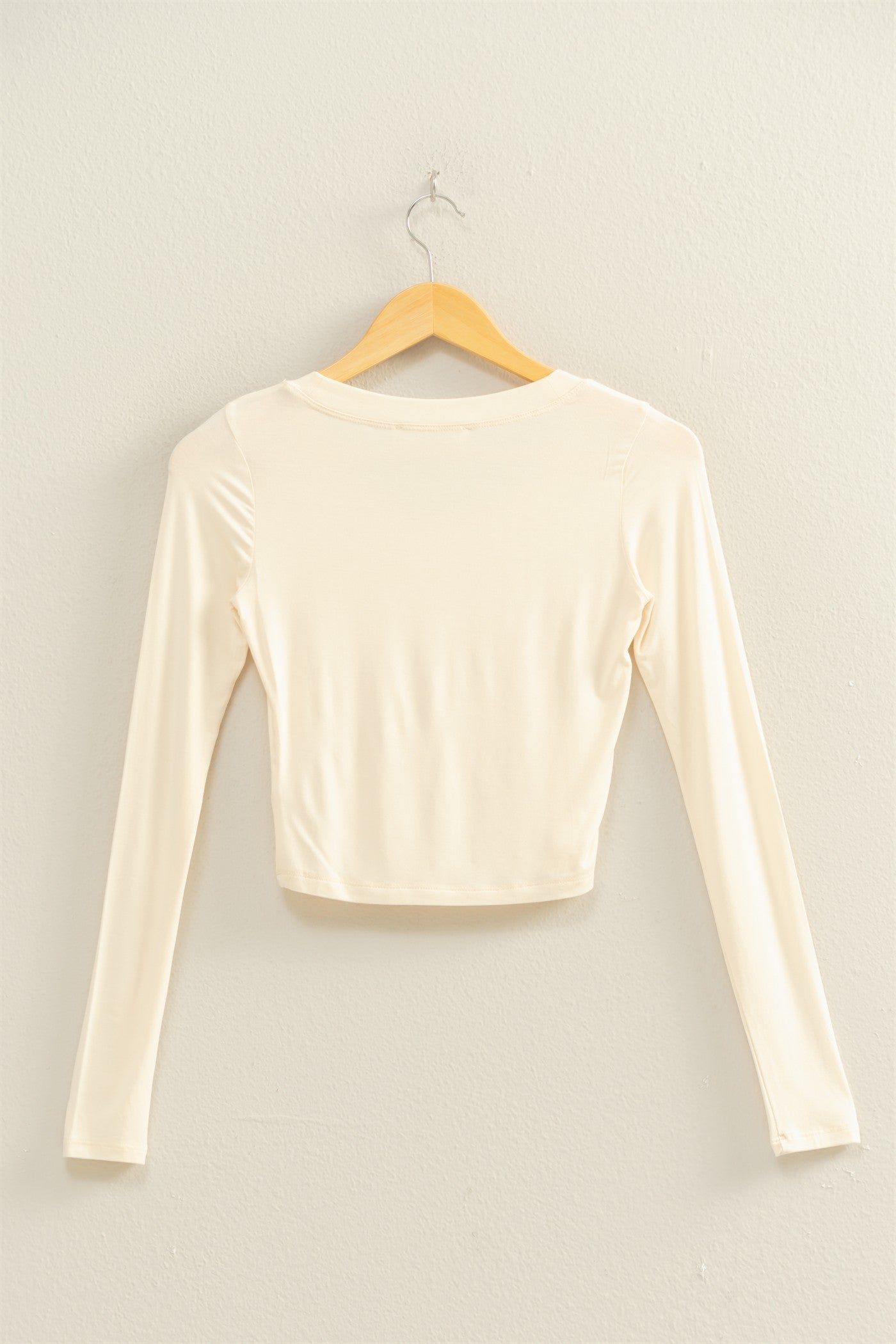 Thin Long Sleeve Crop