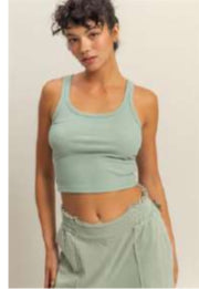 Basic Scoop Crop Tank