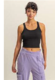 Basic Scoop Crop Tank