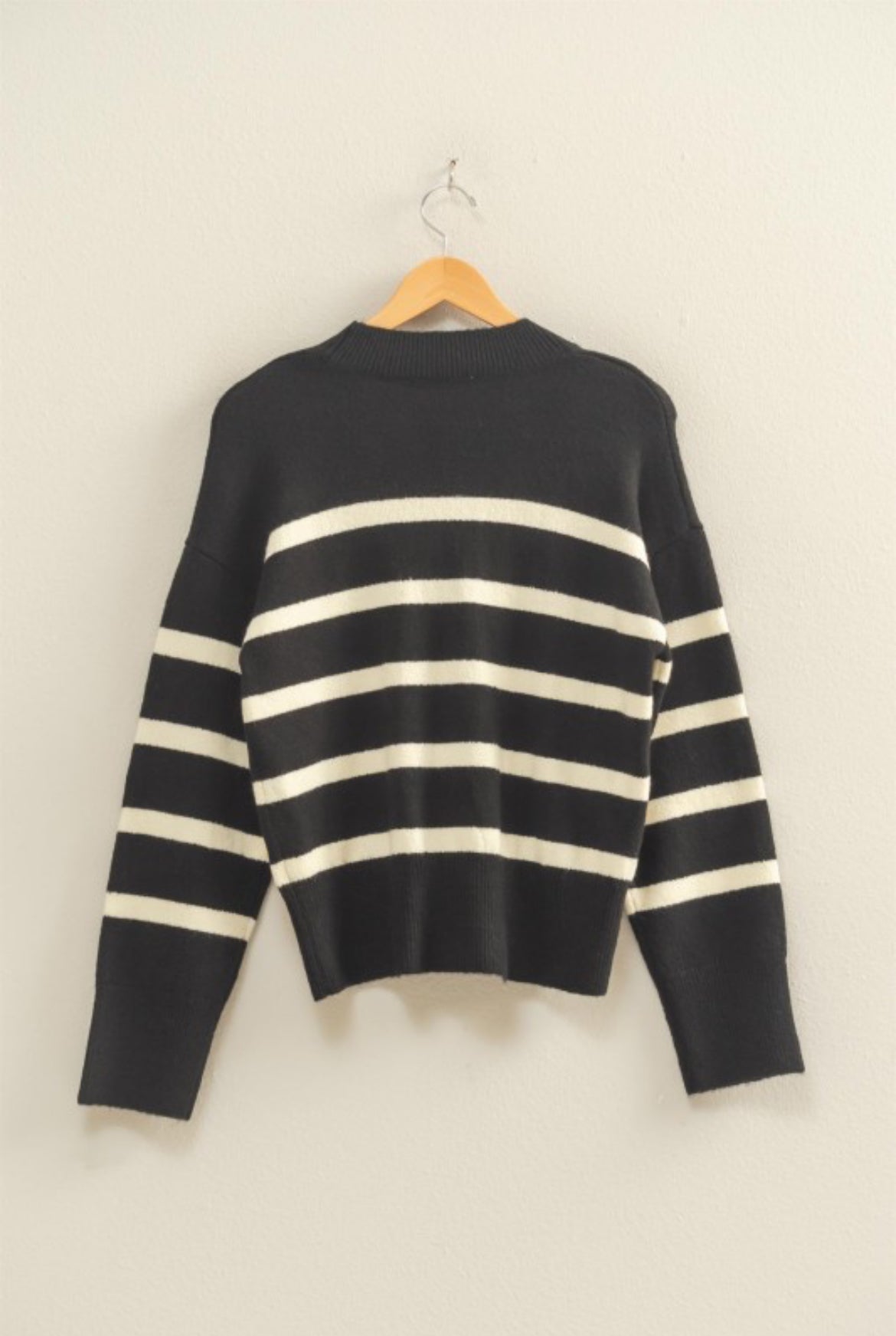 Striped Contrast Sweater