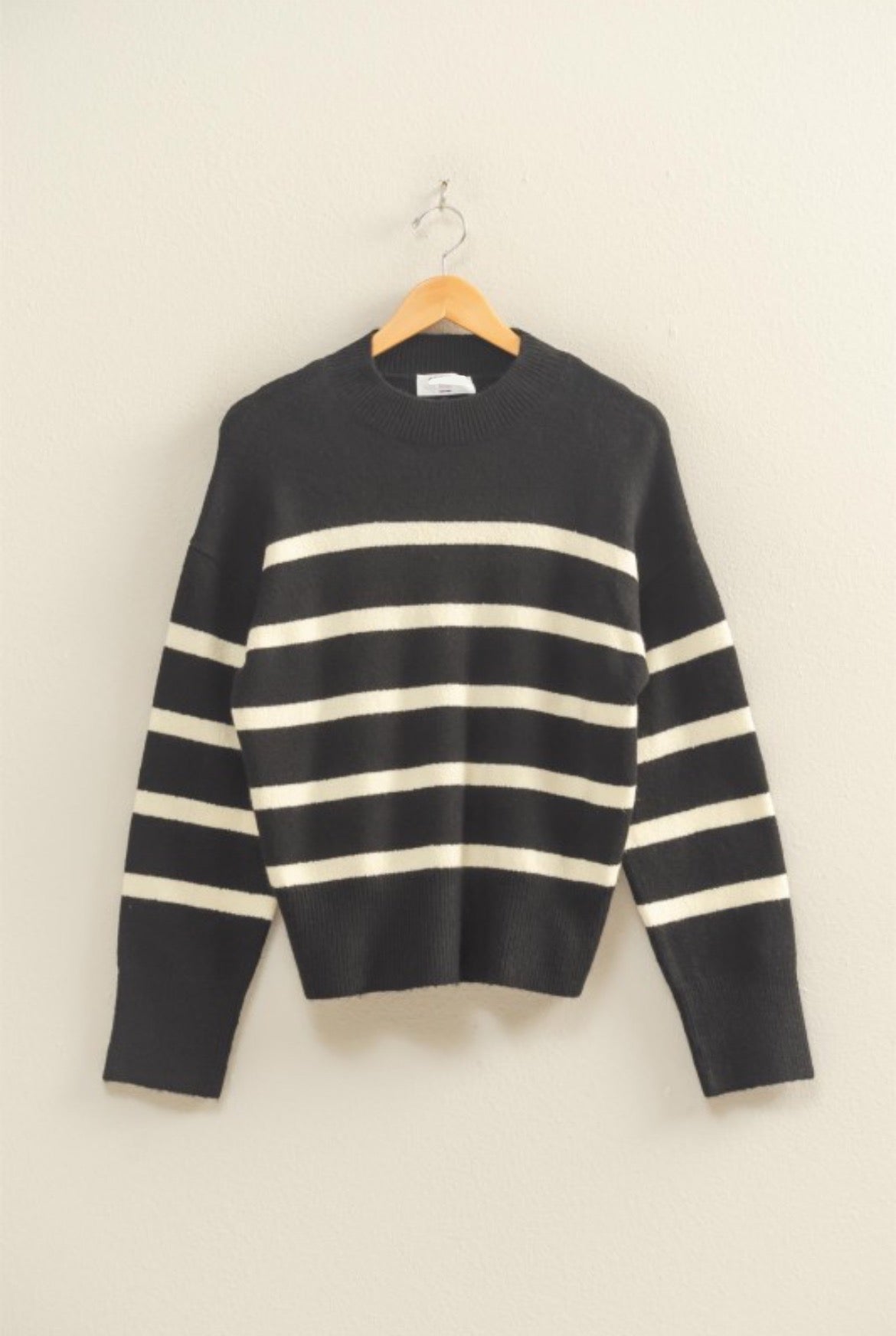 Striped Contrast Sweater