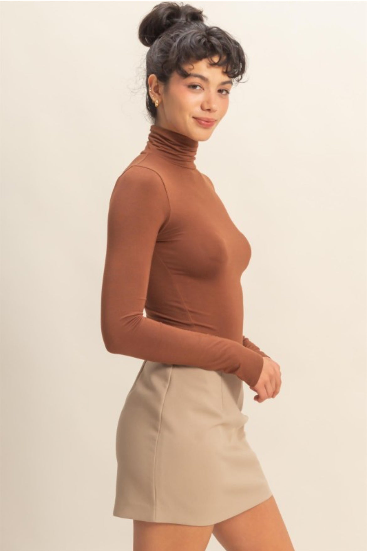 Fitted Mock Long Sleeve