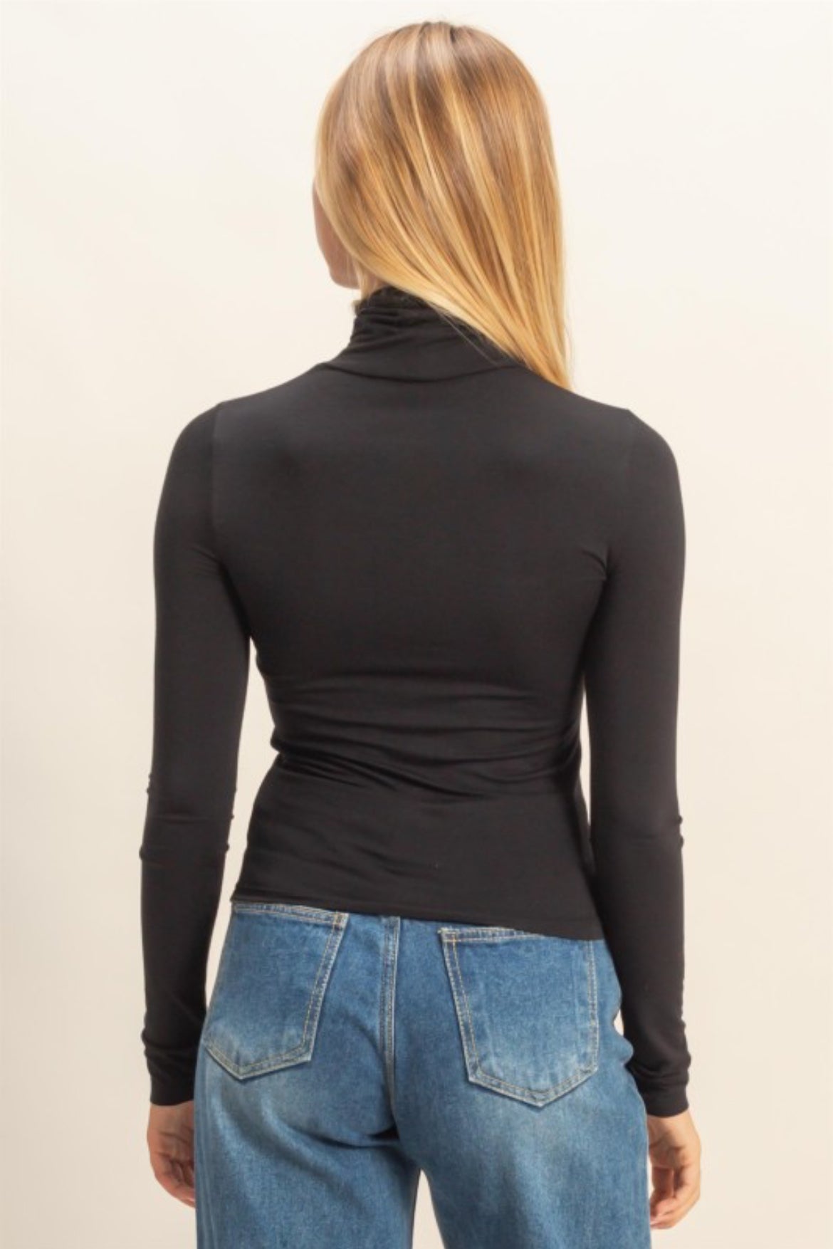 Fitted Mock Long Sleeve
