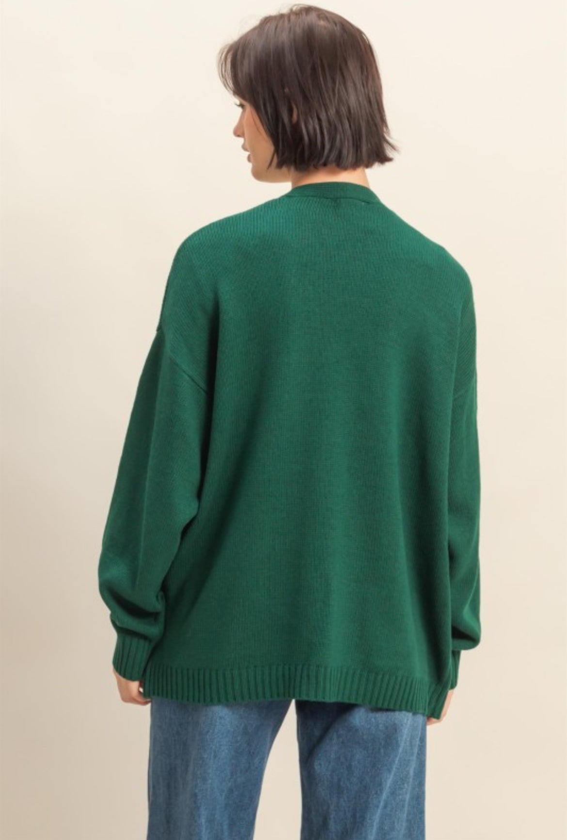 Dark Green Cardi