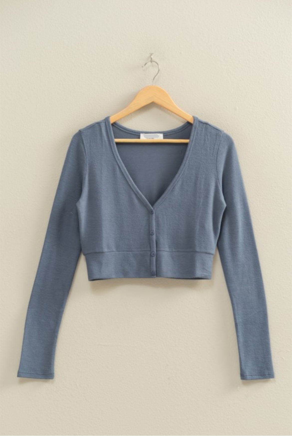 Cropped V Cardi