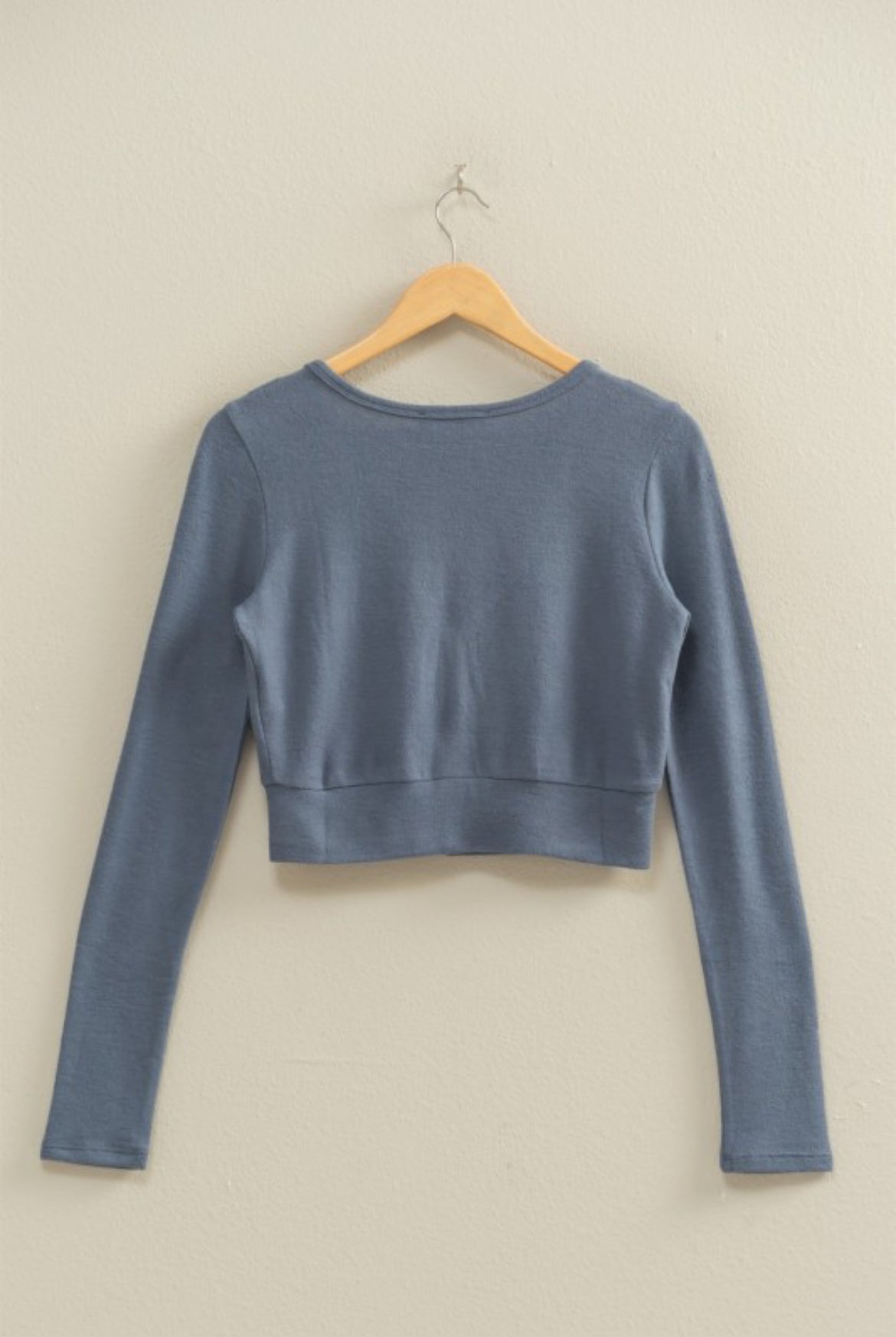 Cropped V Cardi