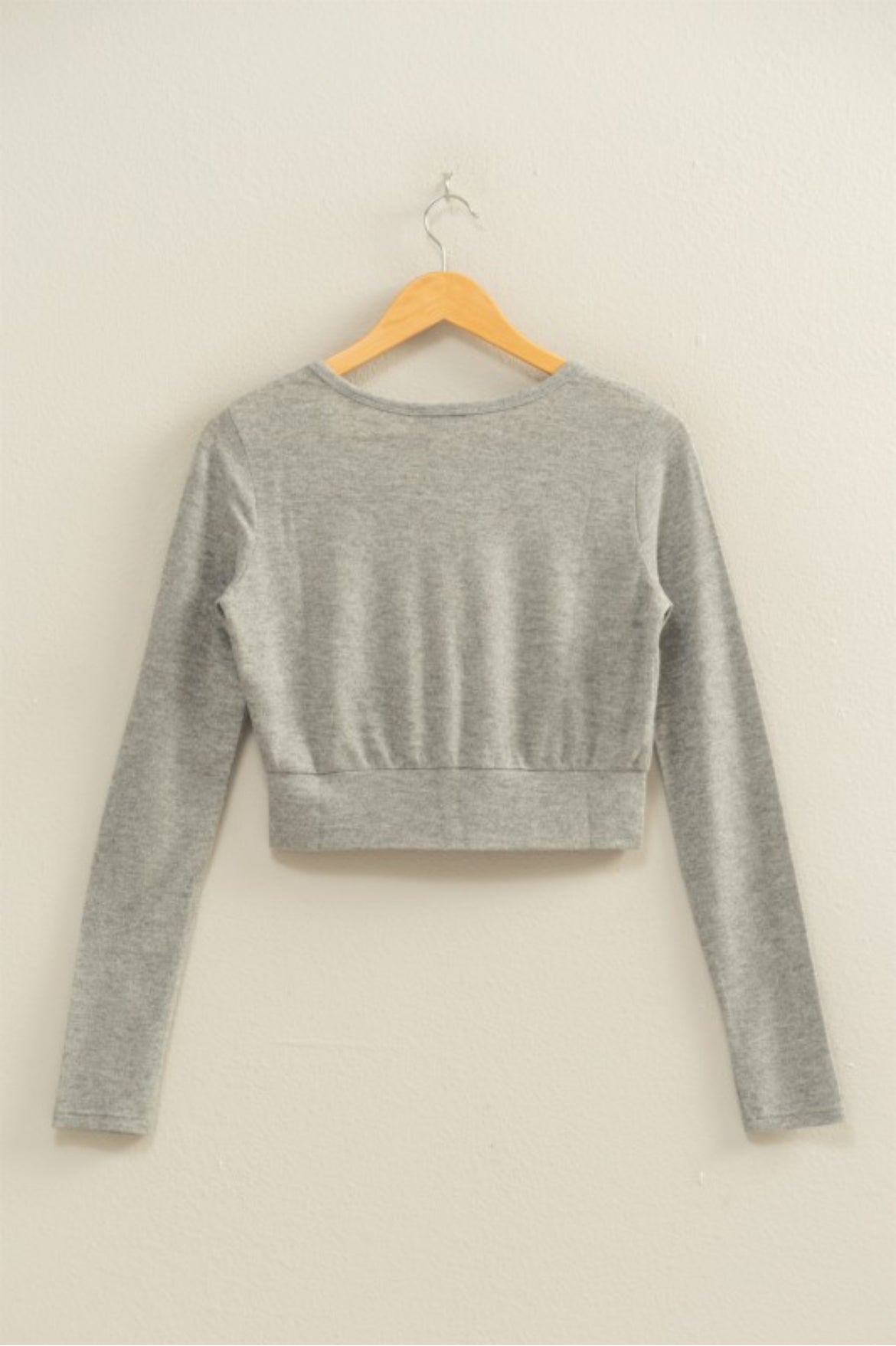 Cropped V Cardi