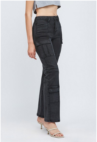 Hidden Wash Black Cargo