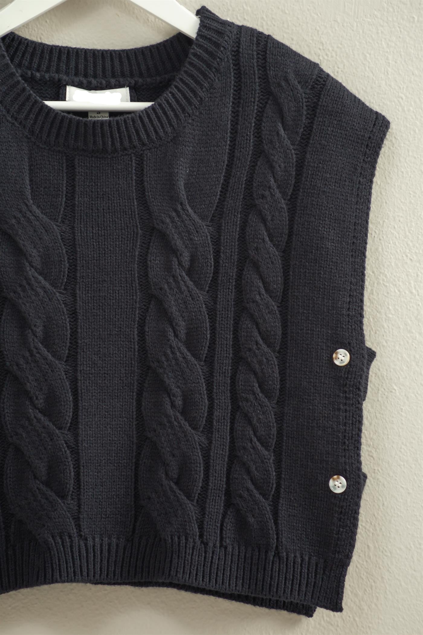 Cable Sweater Vest