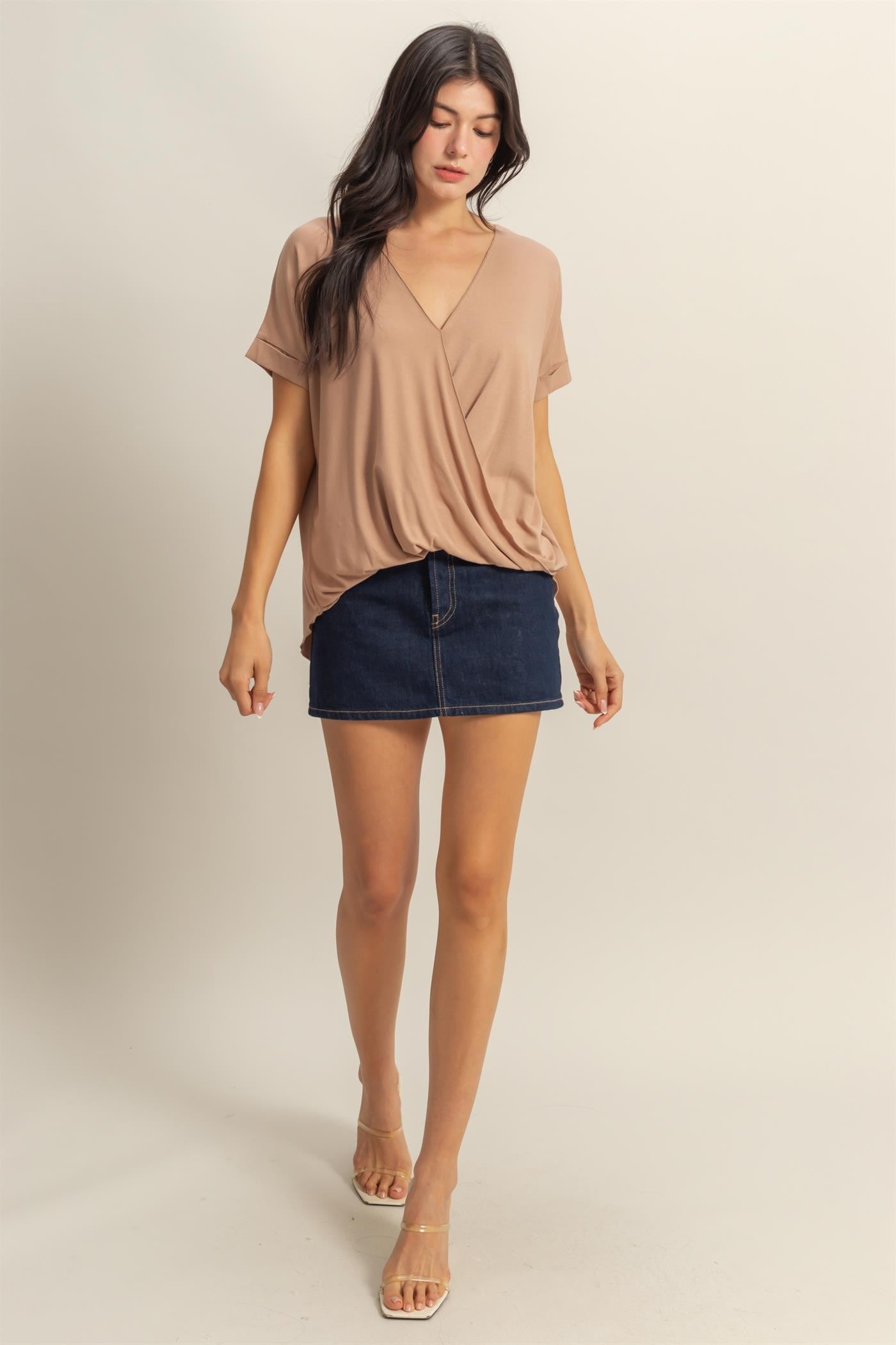 Wrap V Blouse
