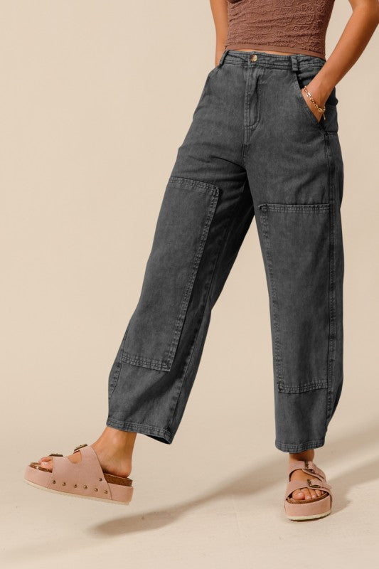Charcoal Barrel Pants