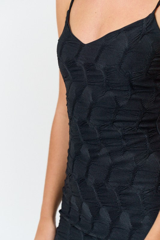 Textured Bodycon Dress