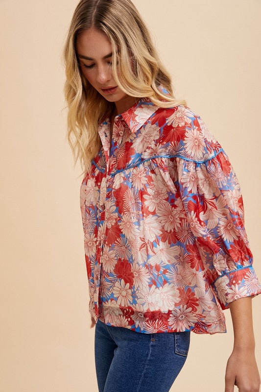 Chilli Floral Blouse