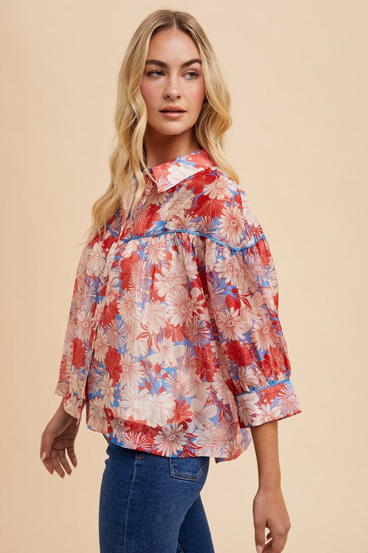 Chilli Floral Blouse