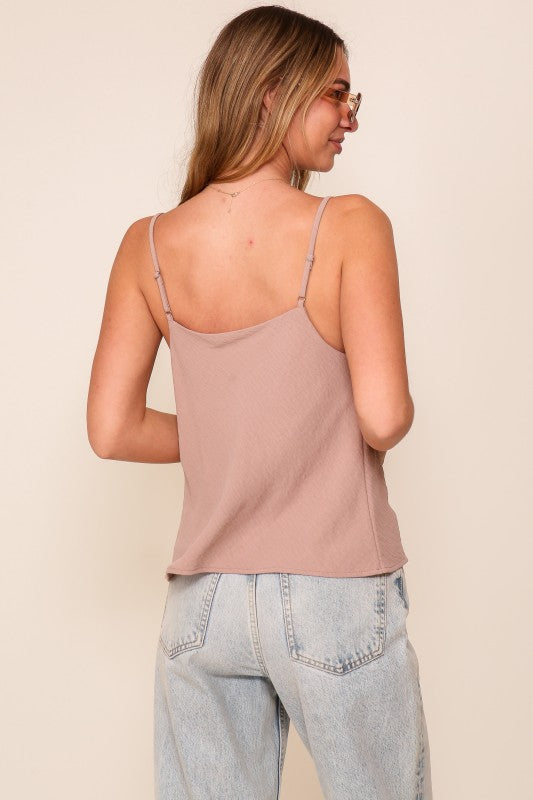 Cowl Spaghetti Tank