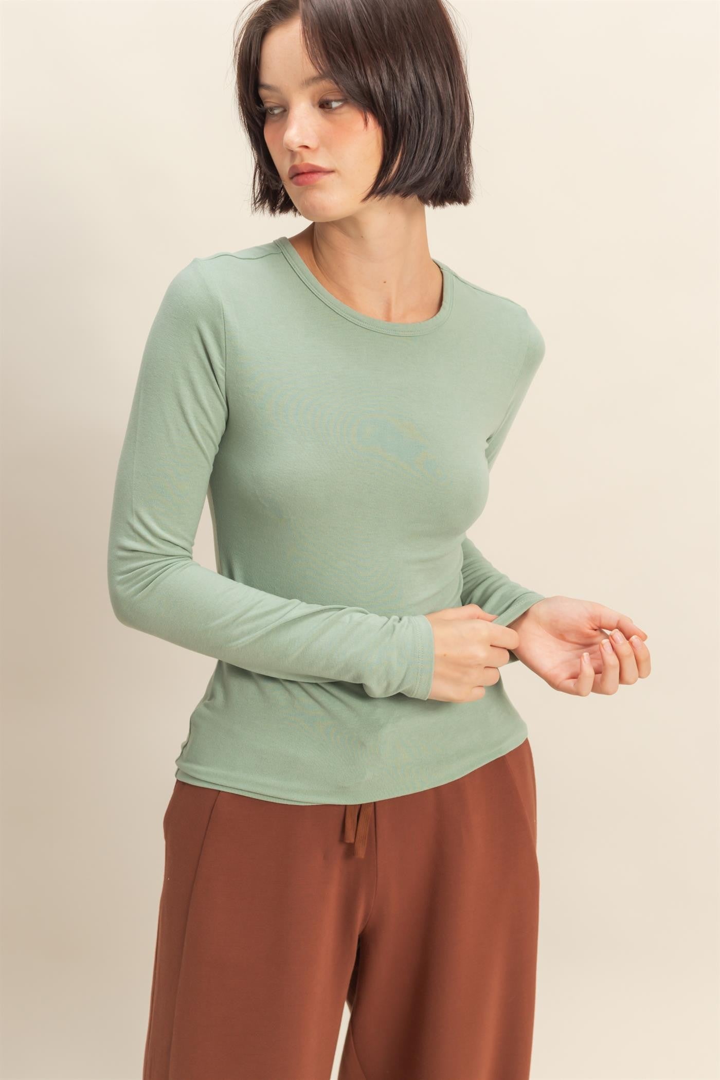 Sage Scoop Long Sleeve