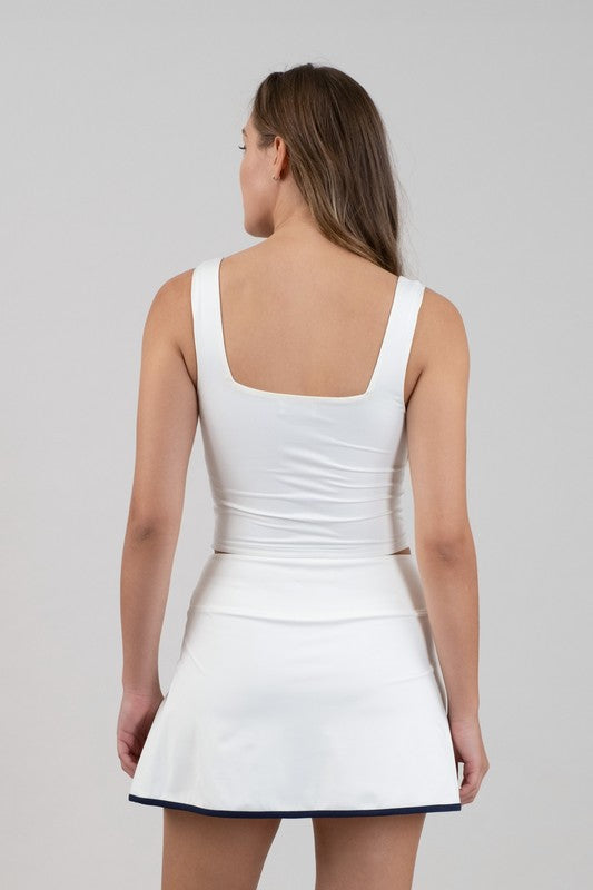 Reversible Square Crop Tank