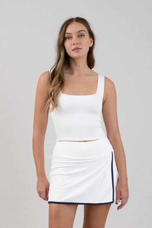 Reversible Square Crop Tank