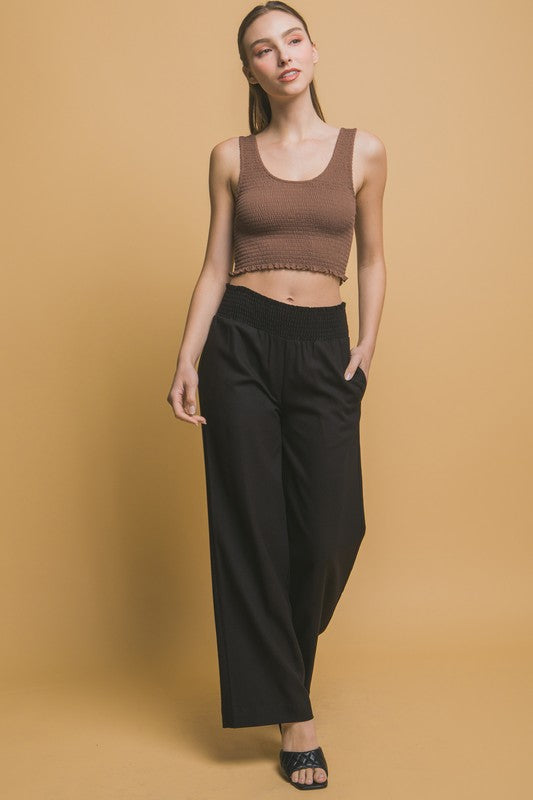 Black HR Pleat Pants