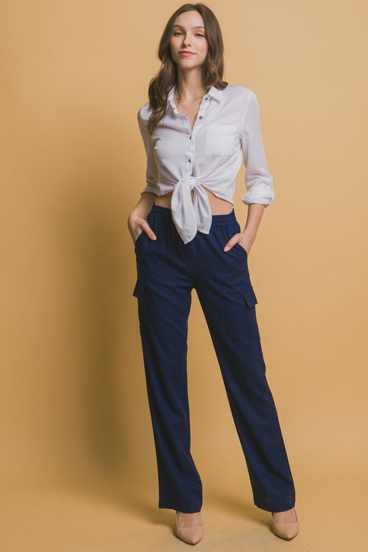 Linen Utility Pants