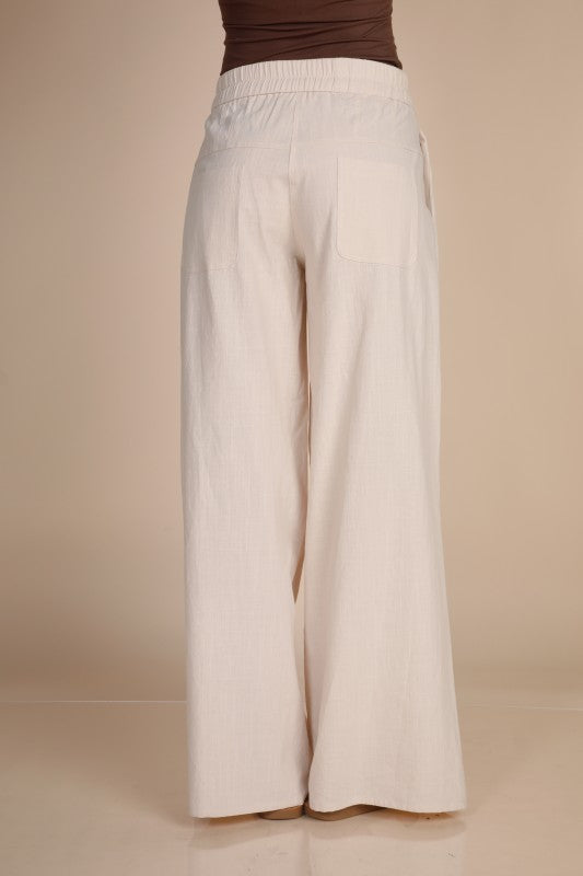 Taupe Pintuck Pants