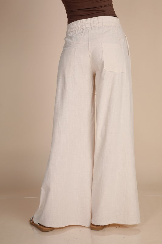 Taupe Pintuck Pants