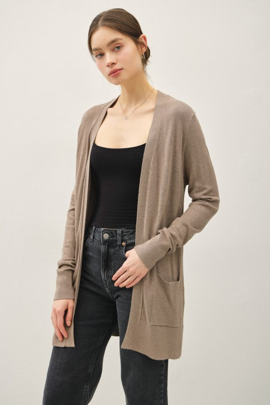 Relaxed Thin Cardi
