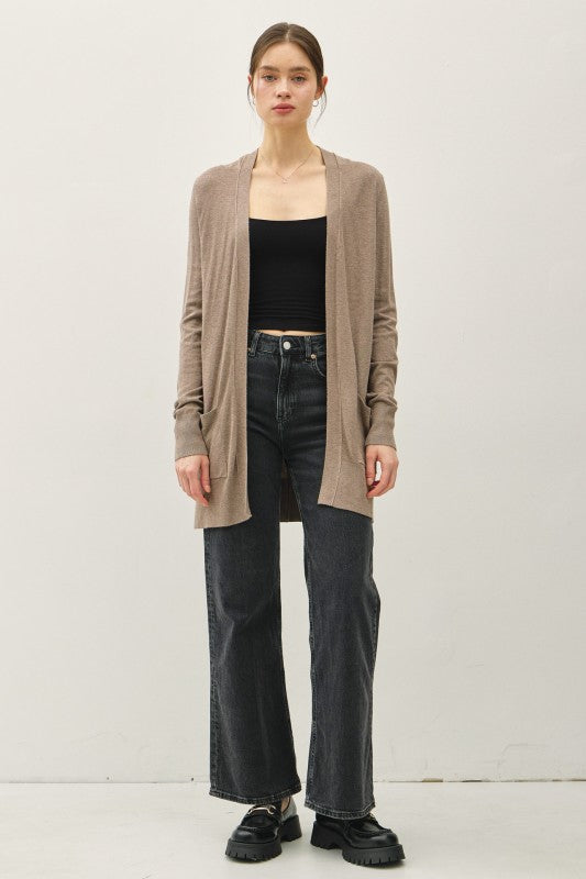 Relaxed Thin Cardi