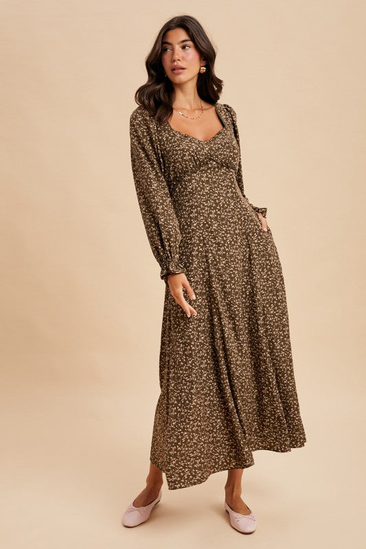 Olive Sweetheart Maxi