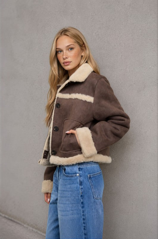 Brown Suede Jacket