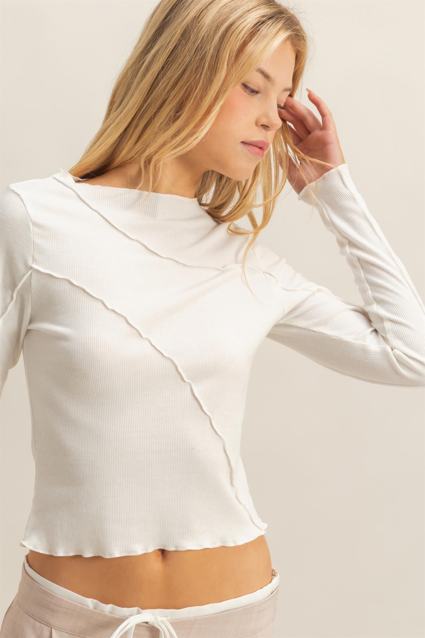 Accent Stitch Long Sleeve