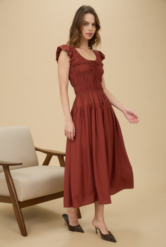 Sienna Shirred Dress