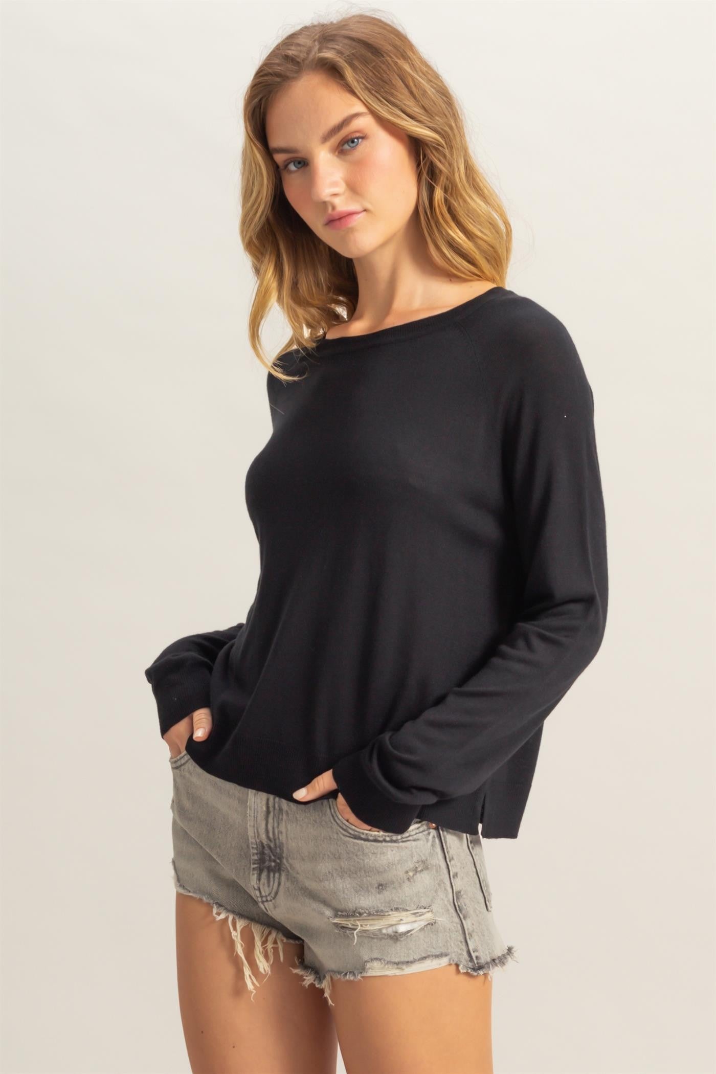 Relaxed Fit Light Sweater