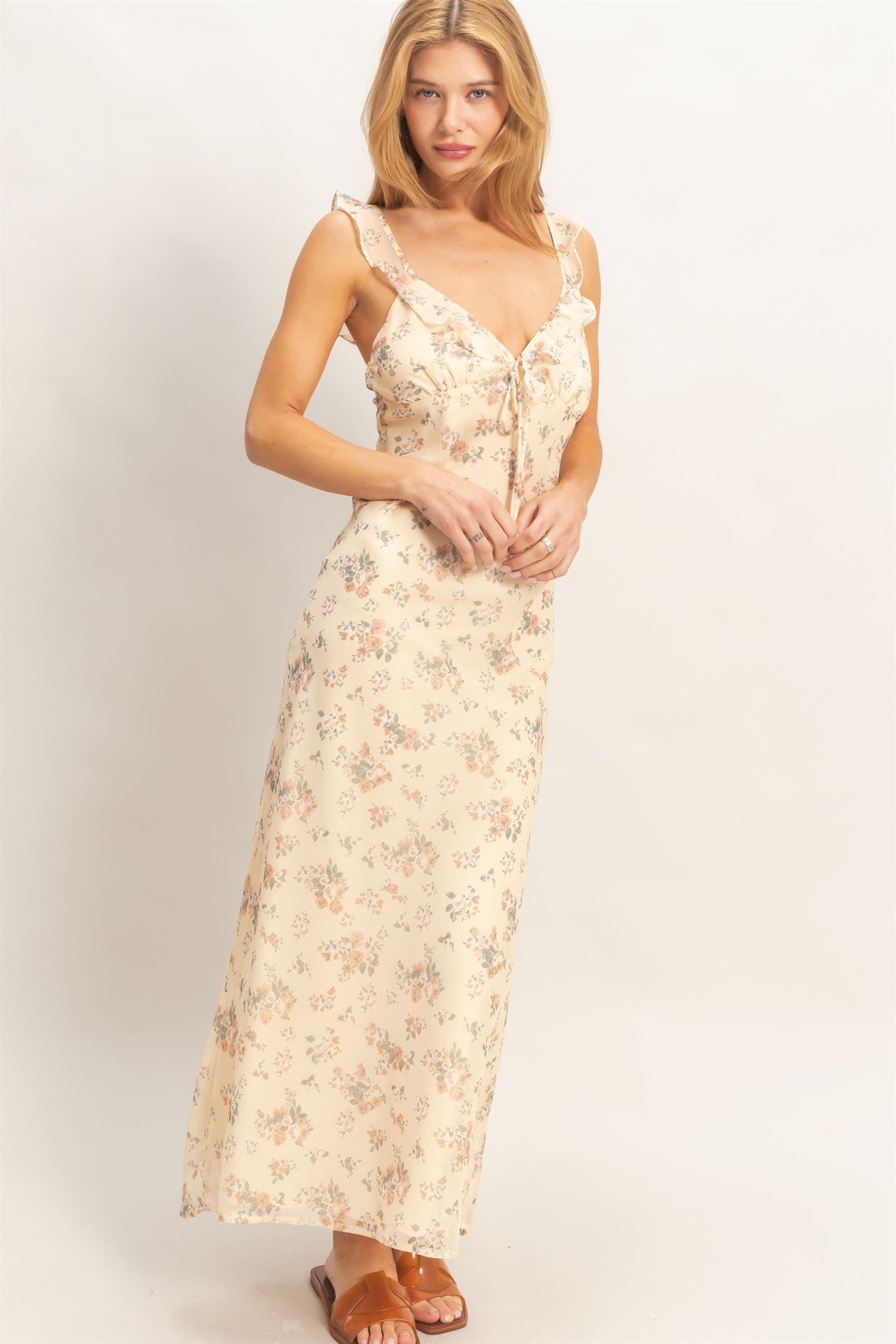 Yellow Floral Maxi