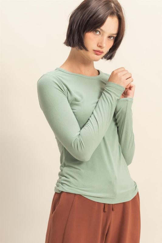 Sage Scoop Long Sleeve