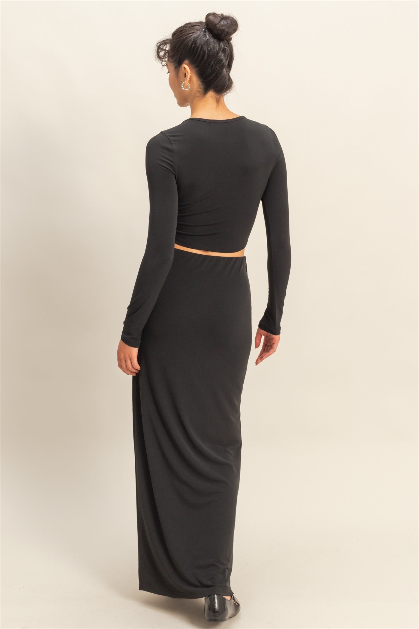 Thin Stretchy Maxi Skirt