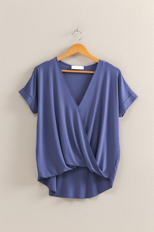 Wrap V Blouse