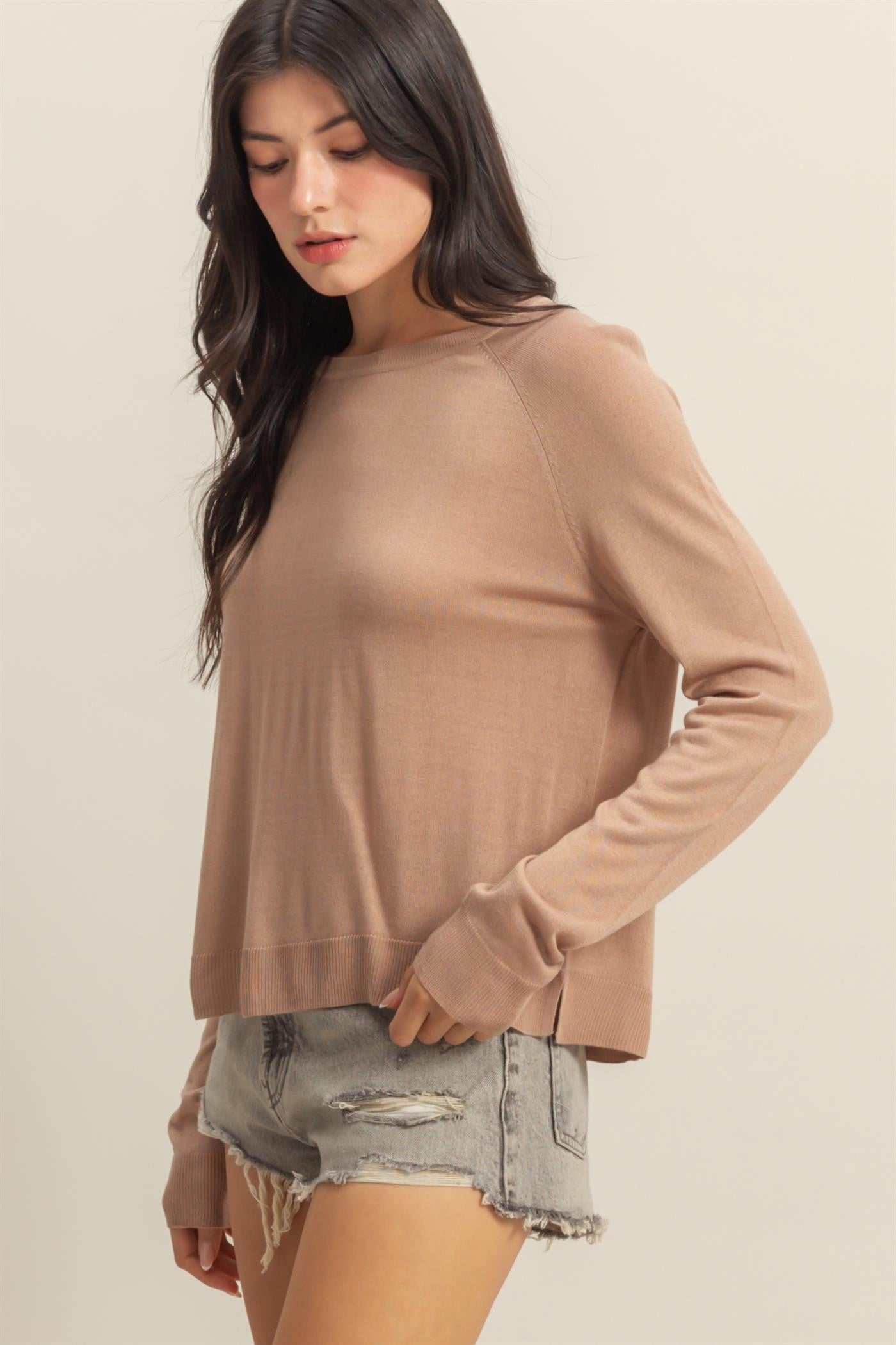 Relaxed Fit Light Sweater