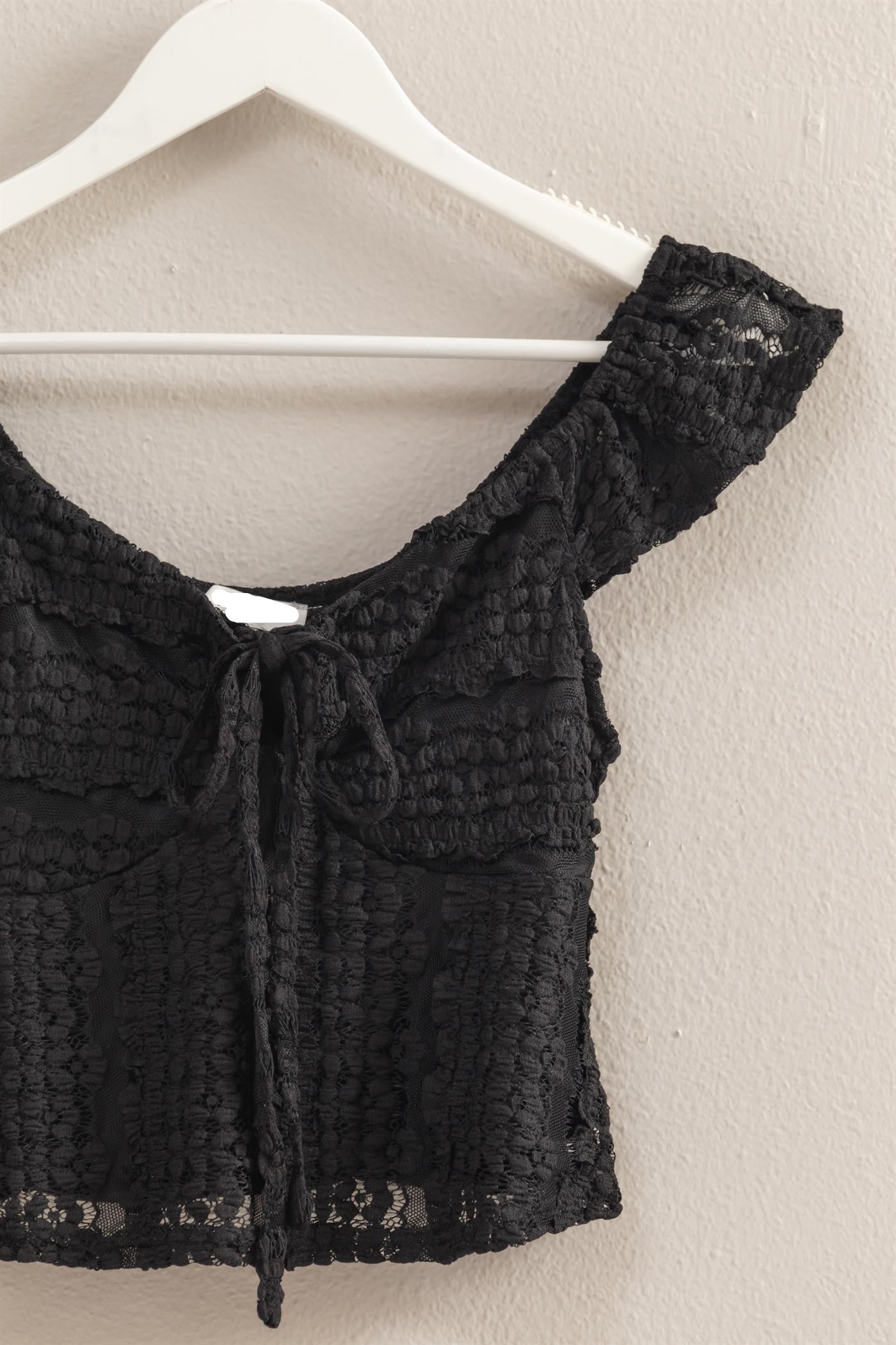 Textured Lace Crop